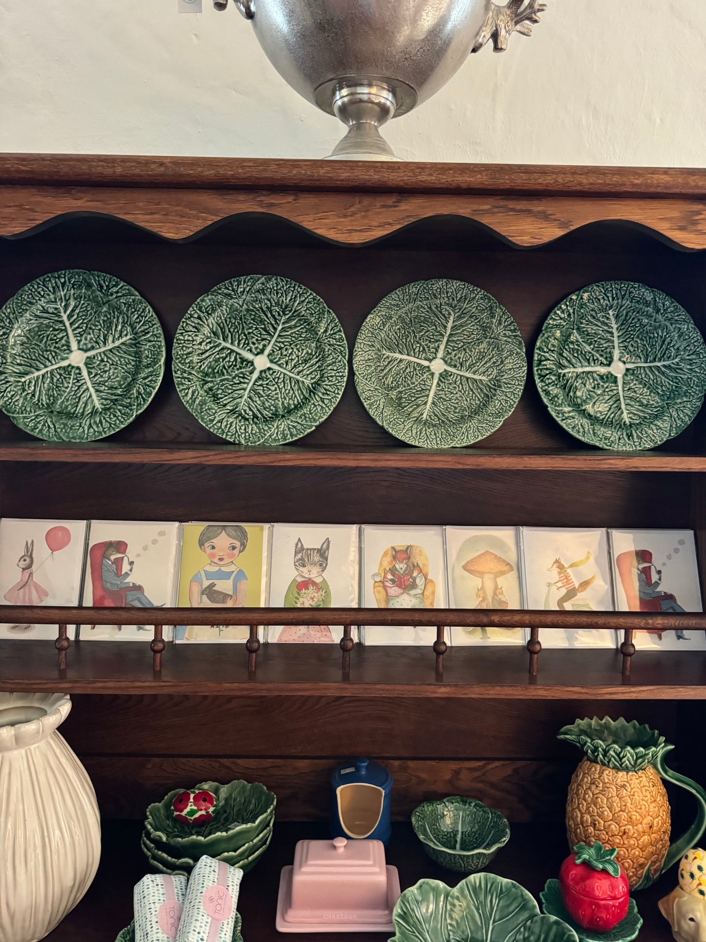 Gorgeous dresser with scalloped detail