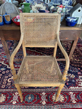 Load image into Gallery viewer, Farmhouse chair with classic rattan seat &amp; backing
