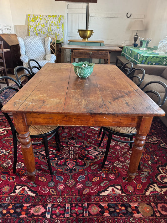 Farmhouse table wide