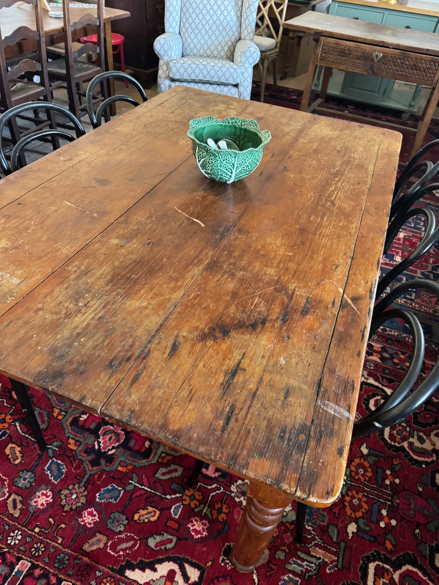 Farmhouse table rustic
