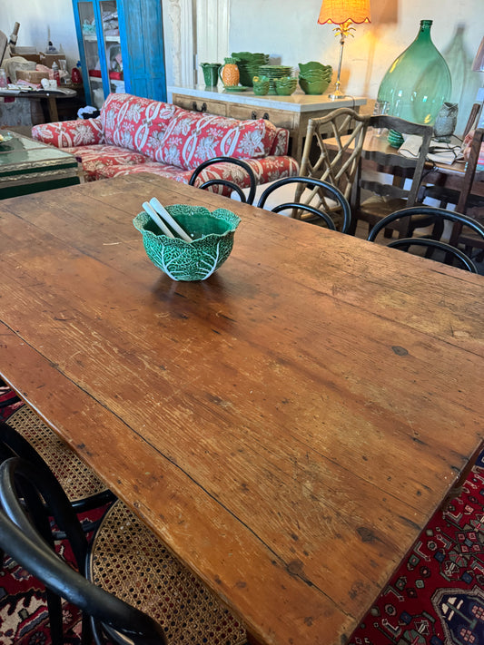 Farmhouse table wide