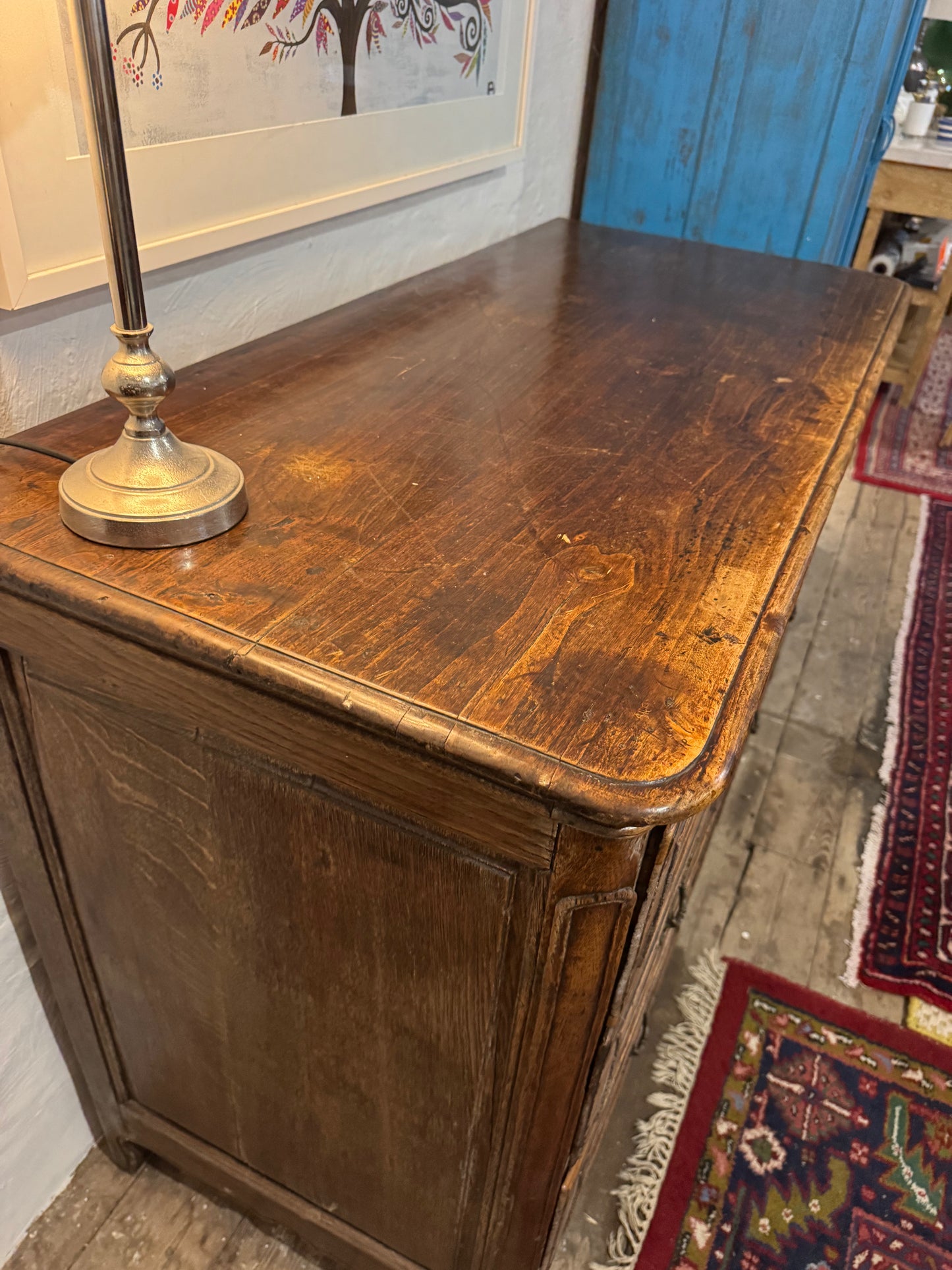 Stunning French oak chest of drawers magic patina