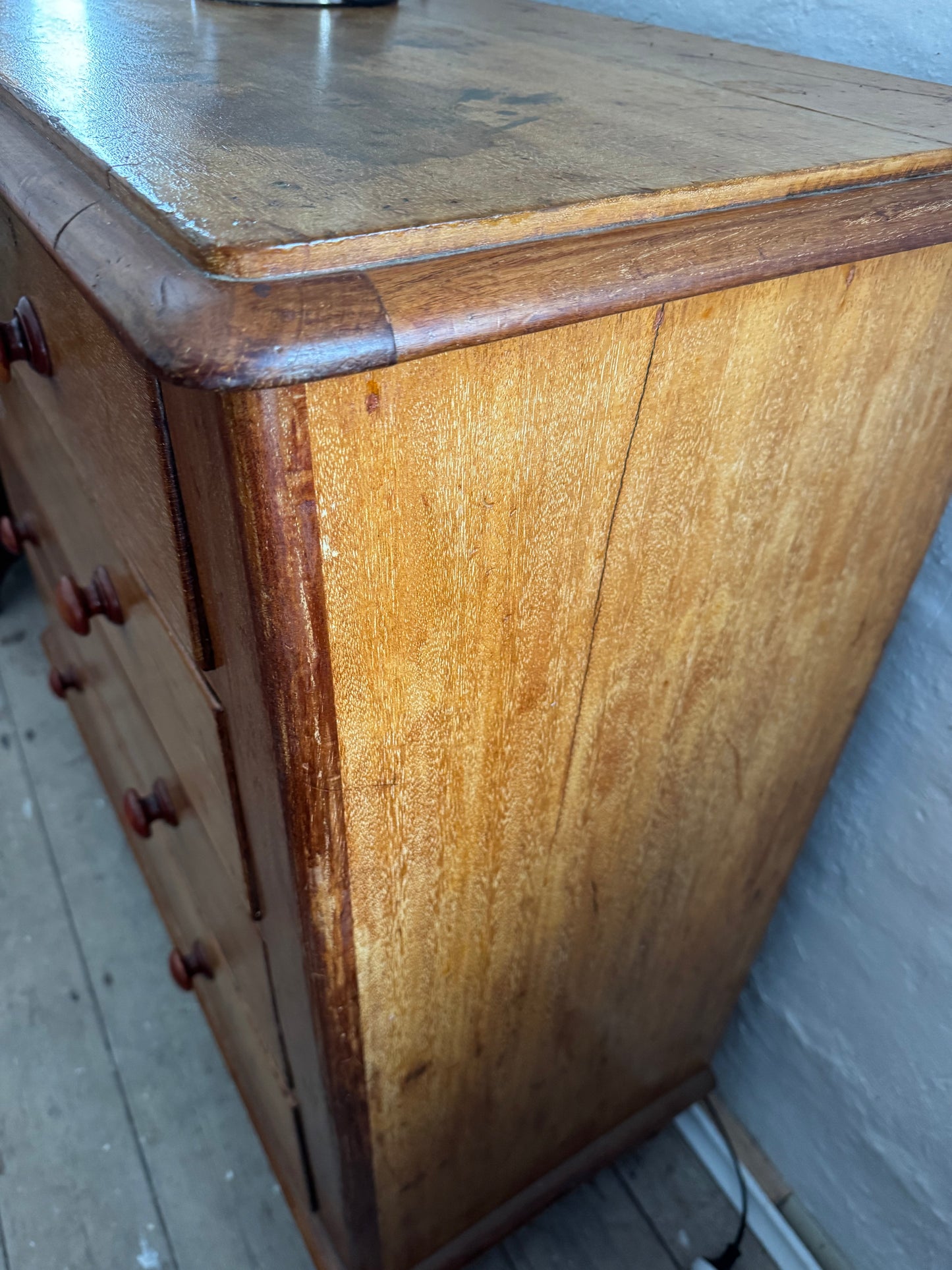 Antique cedar chest of drawers