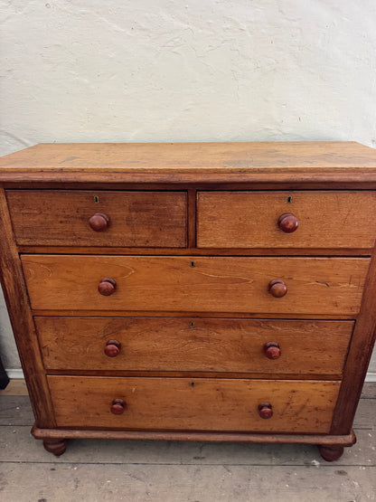 Antique cedar chest of drawers