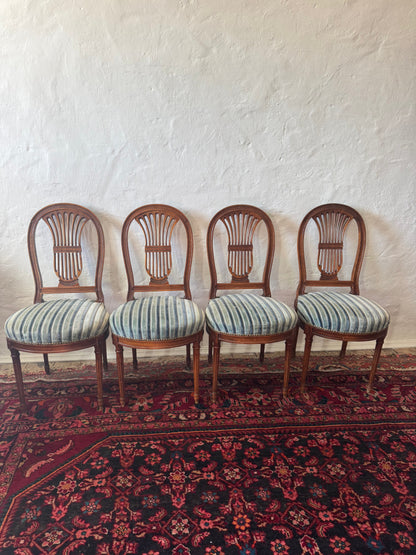 Antique French Lyrebird chairs