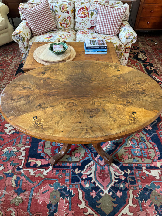 Walnut burr table