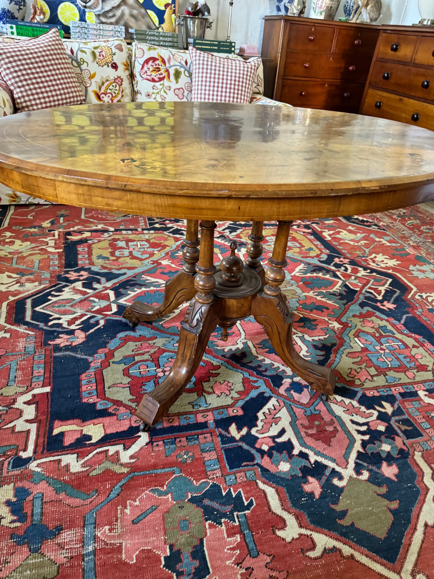 Walnut burr table