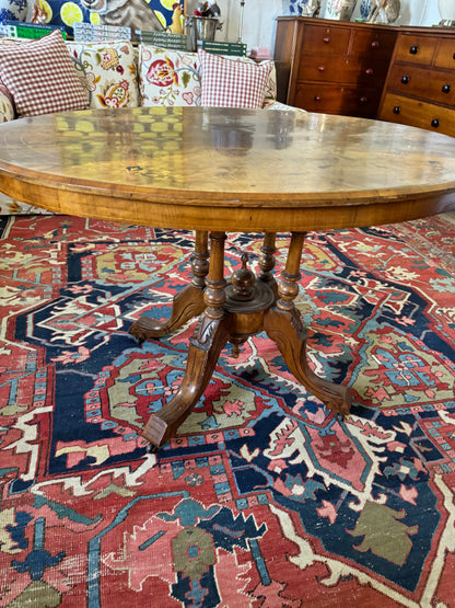 Walnut burr table