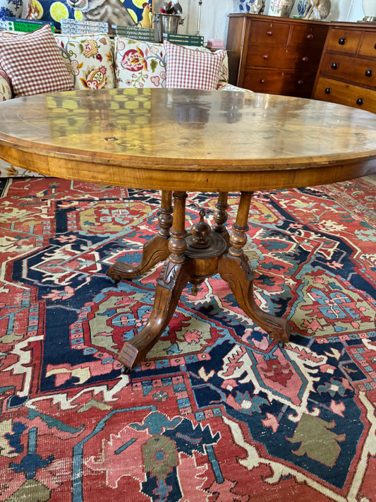 Walnut burr table