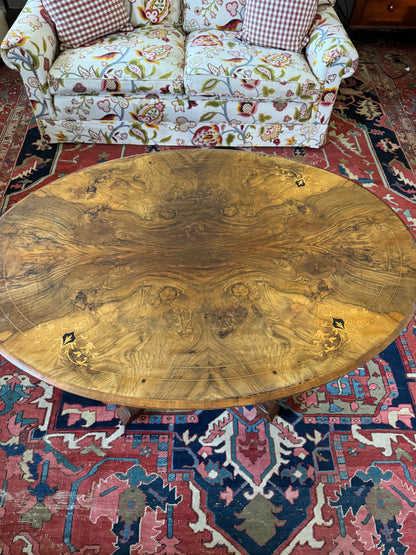 Walnut burr table