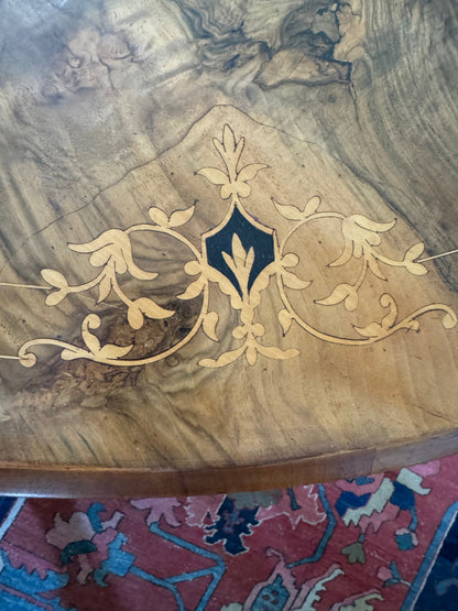 Walnut burr table