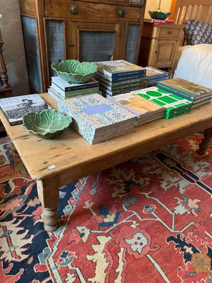 Antique pine coffee table