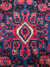 Load image into Gallery viewer, Navahand Persian rug pink, red &amp; navy
