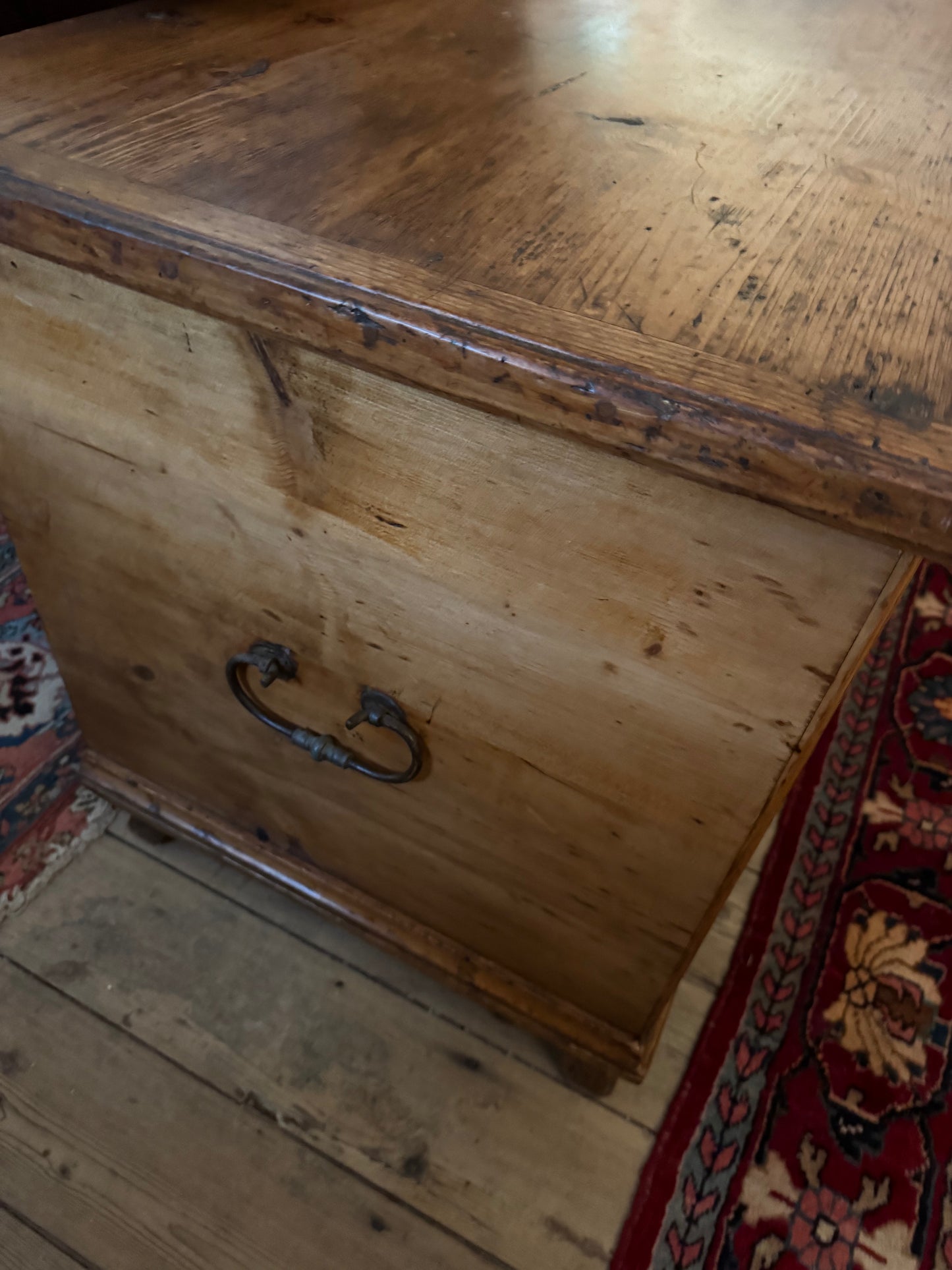 Victorian English Baltic Pine Chest