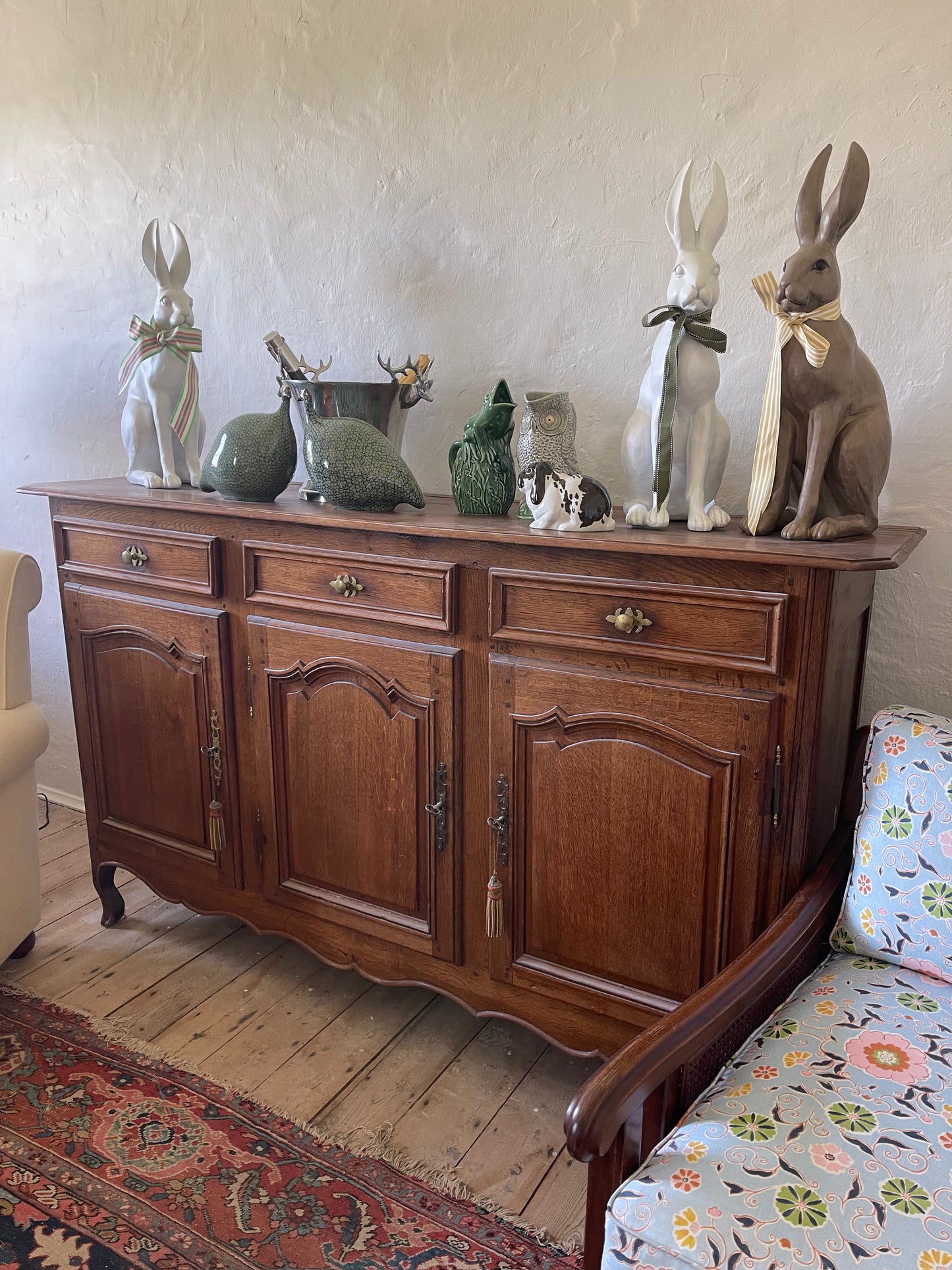 French Oak 3 door Buffet
