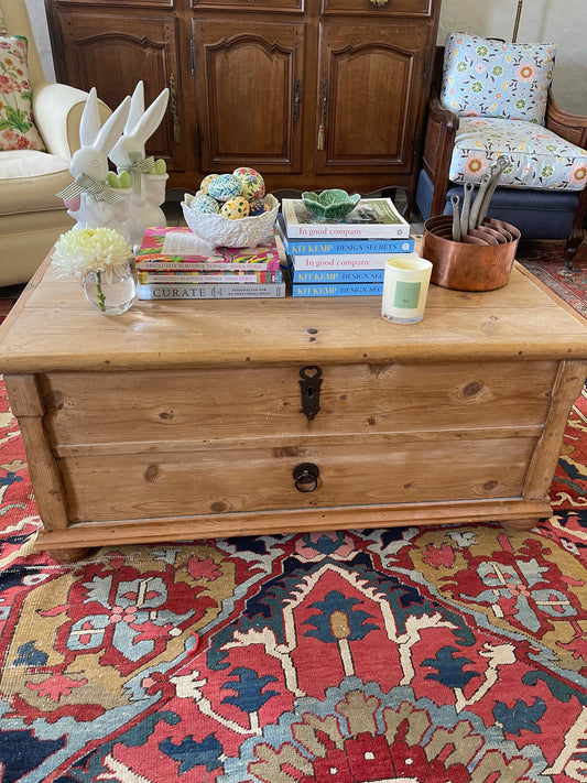 Huge antique pine trunk