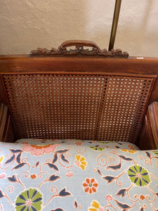Antique Jacobean chair recovered in Anna Spiro “Leilani” fabric