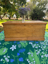 Load image into Gallery viewer, Antique pine trunk
