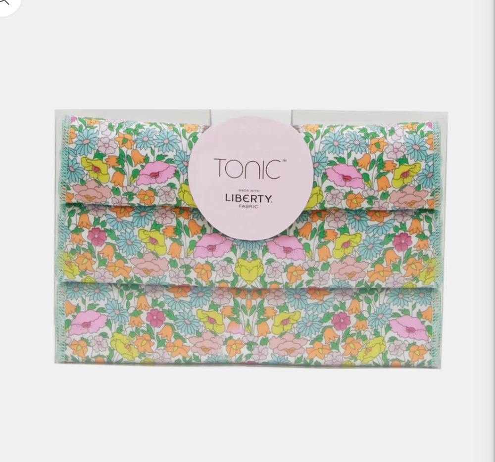 Liberty hankies X 3 Poppy & Daisy