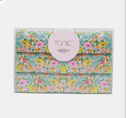 Liberty hankies X 3 Poppy & Daisy