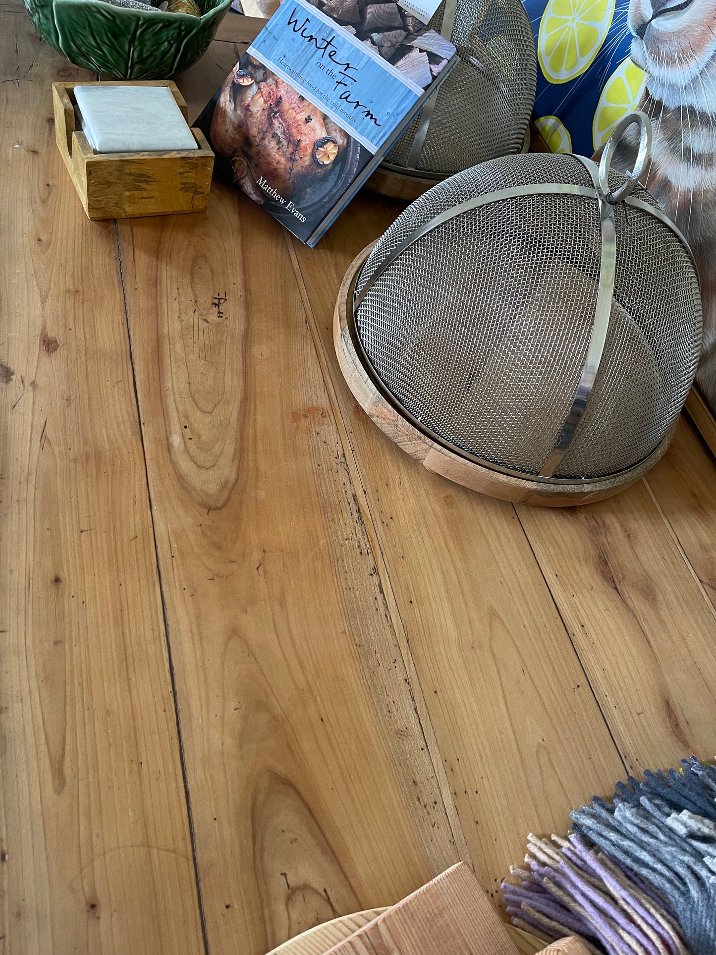 French fruitwood table