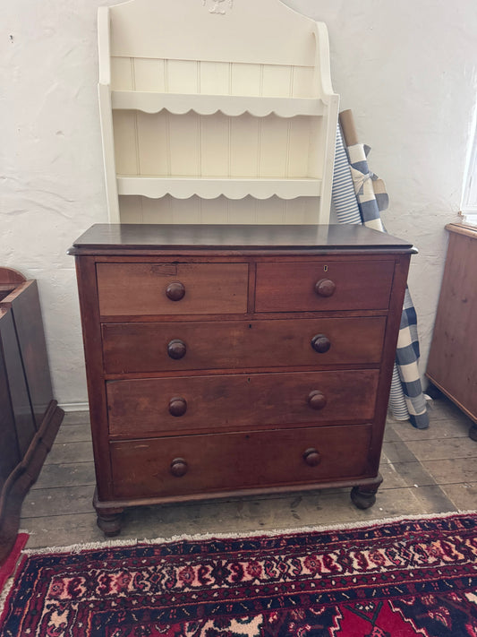 Old cedar chest of drawers