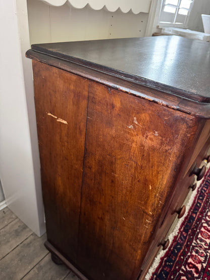 Old cedar chest of drawers