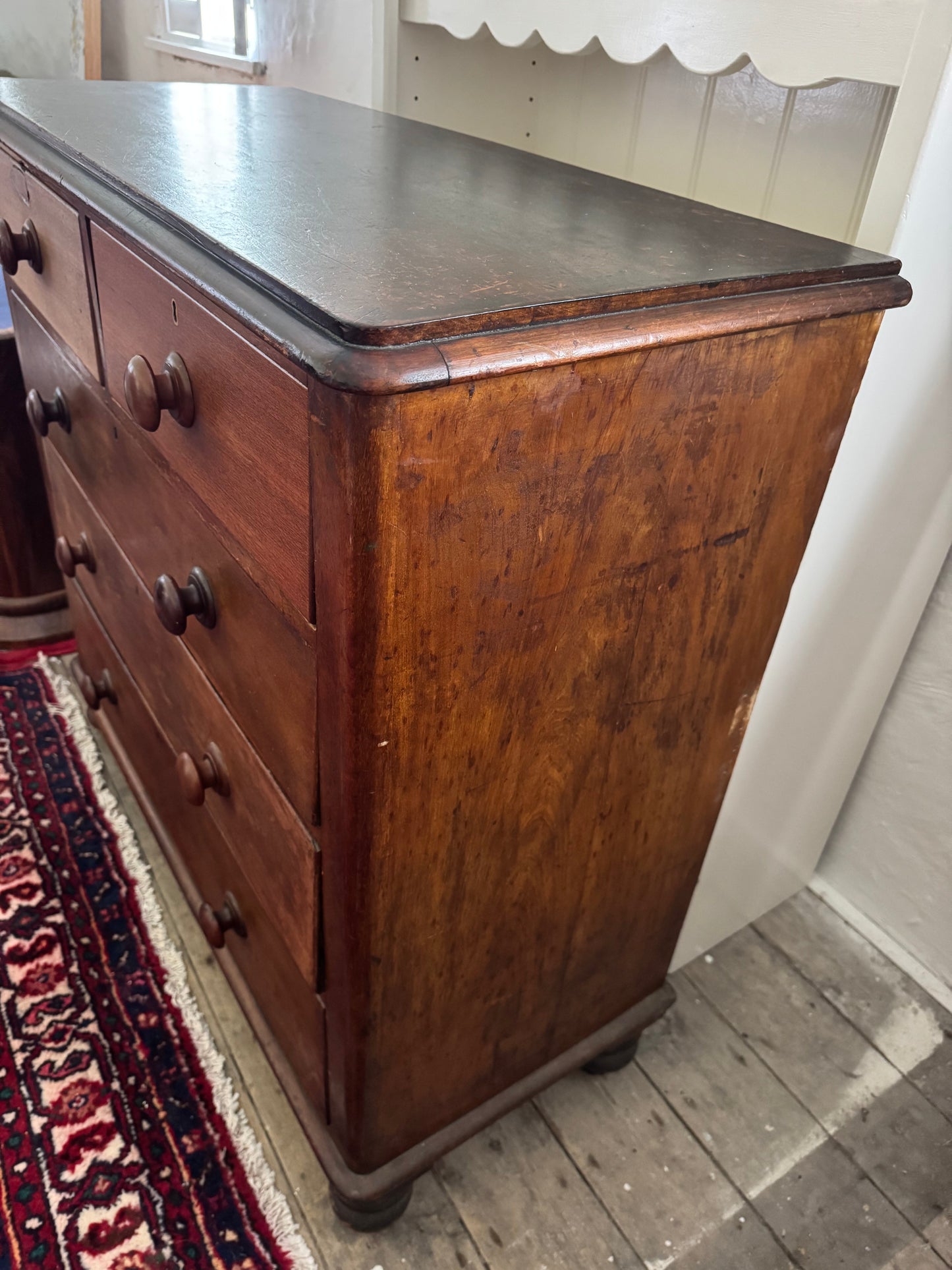 Old cedar chest of drawers