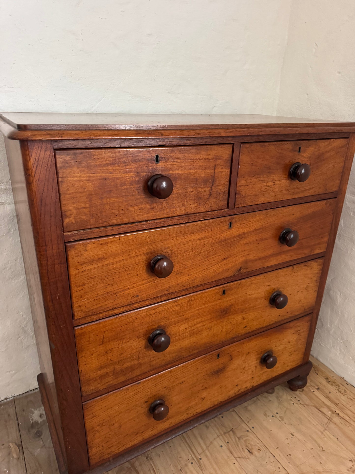 Extra large antique cedar chest of drawers