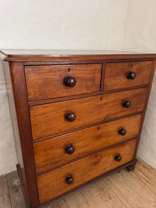 Extra large antique cedar chest of drawers