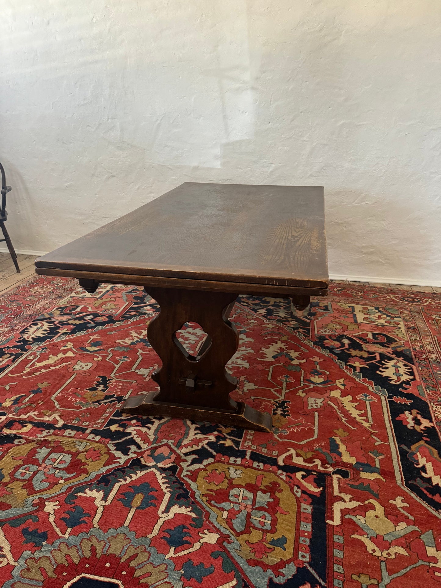 Antique extendable farmhouse table