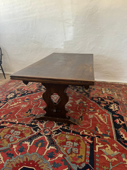 Antique extendable farmhouse table