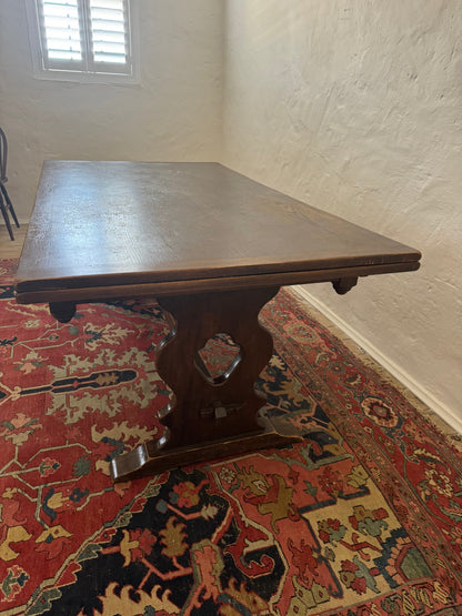 Antique extendable farmhouse table