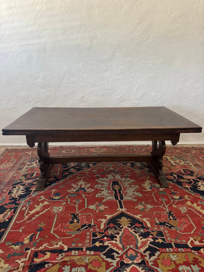 Antique extendable farmhouse table