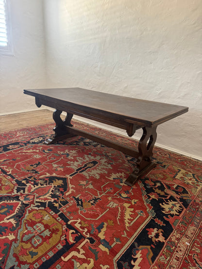 Antique extendable farmhouse table