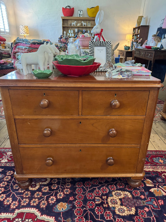 Small cedar chest of drawers