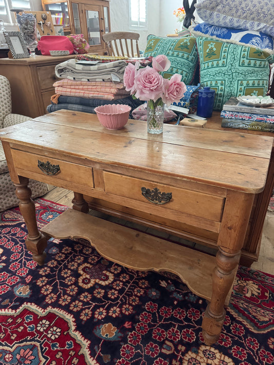 Antique pine table