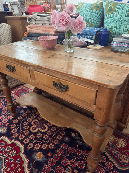 Antique pine table