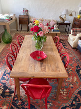 Load image into Gallery viewer, Rustic Oak farmhouse table
