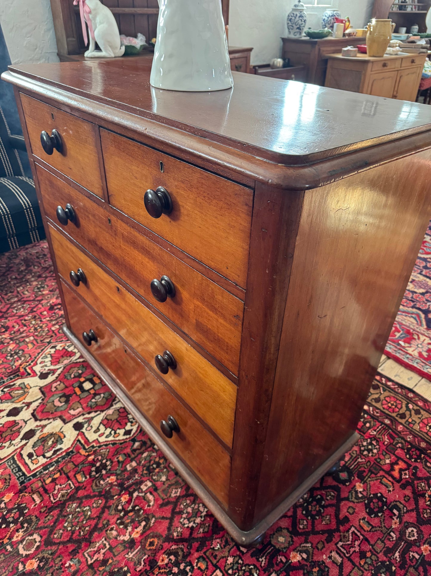 Antique cedar chest of drawers