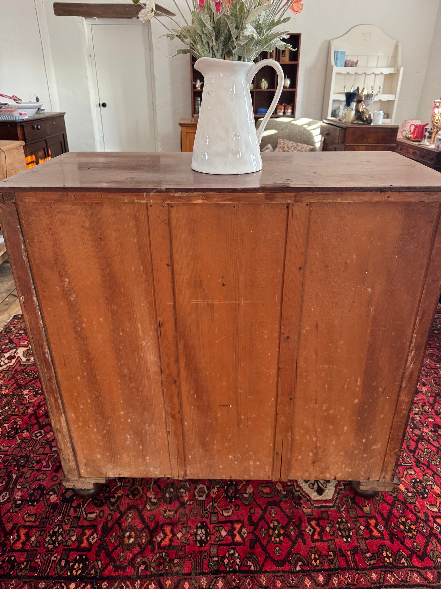 Antique cedar chest of drawers