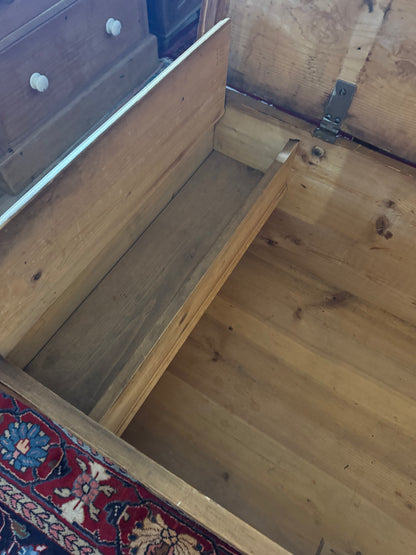 Victorian English Baltic Pine Chest