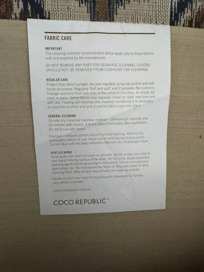 Coco Republic armchairs