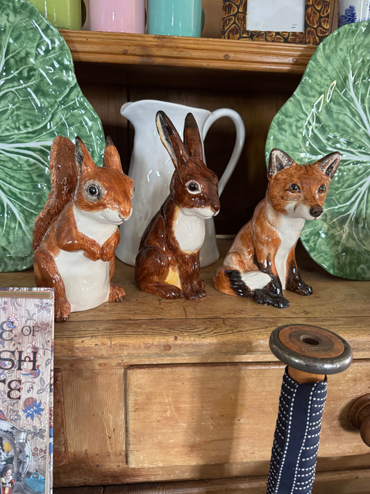 Fox ceramic money box
