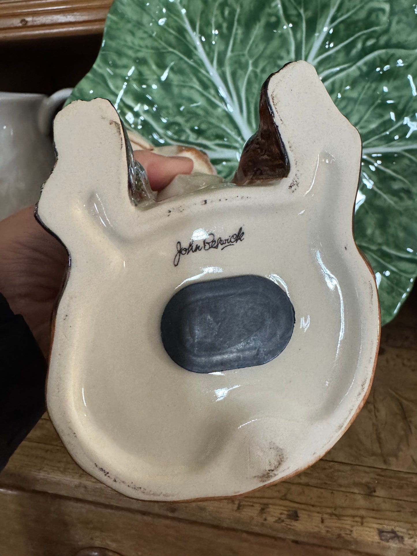 Fox ceramic money box