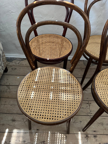 Set of 6 Bentwood chairs