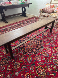 French oak bench x 2 available