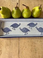 Load image into Gallery viewer, Ceramic Guinea fowl tray
