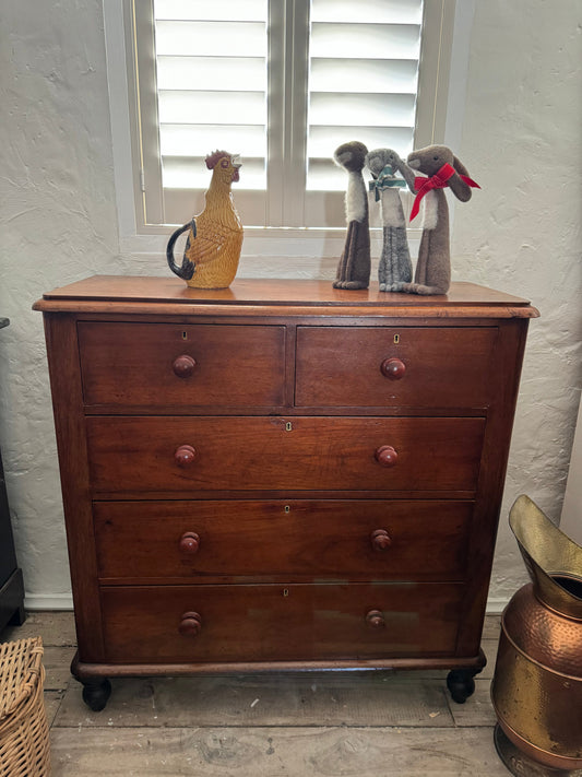 Australian cedar chest of 5 drawers Circa 1890