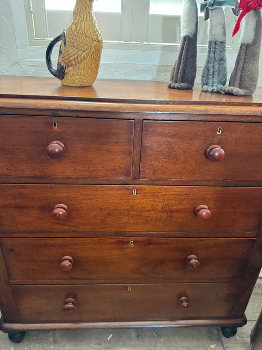 Australian cedar chest of 5 drawers Circa 1890